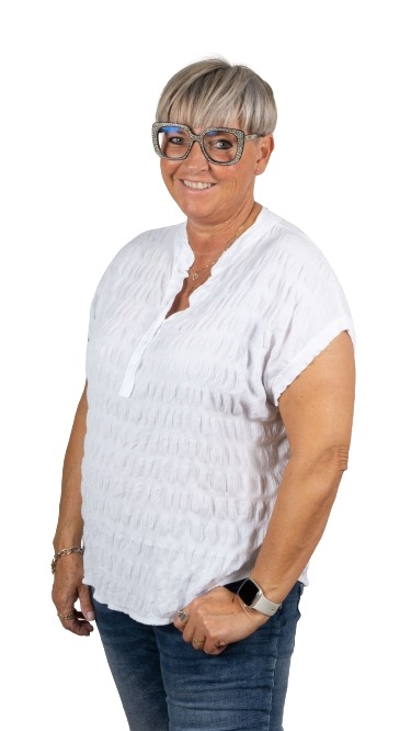 Bluse, Bomuld, Bæk og bølge, Hvid