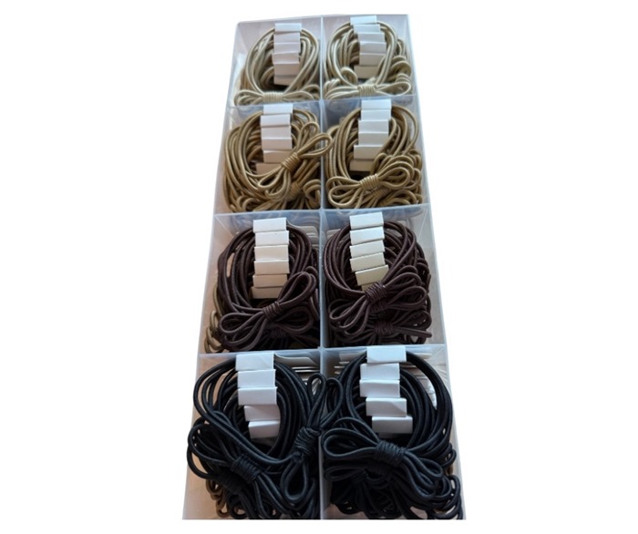 Hår elastik, snore med Sløjfe, sort/brun