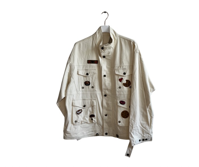 Jakke, m/mærker (20246) Khaki