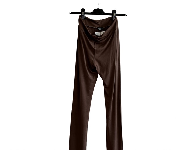 Leggings, Viscose, Lang, Brun