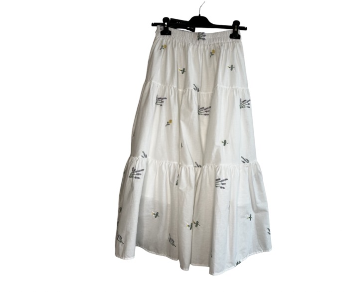 Nederdel, Bomuld, Lavendel, ass. farver