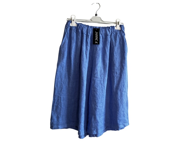 Shorts, Hør (8884) Blå