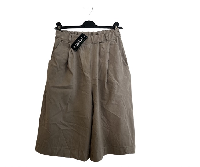 Shorts, Viscose/poly, Ensfarvet, Fango