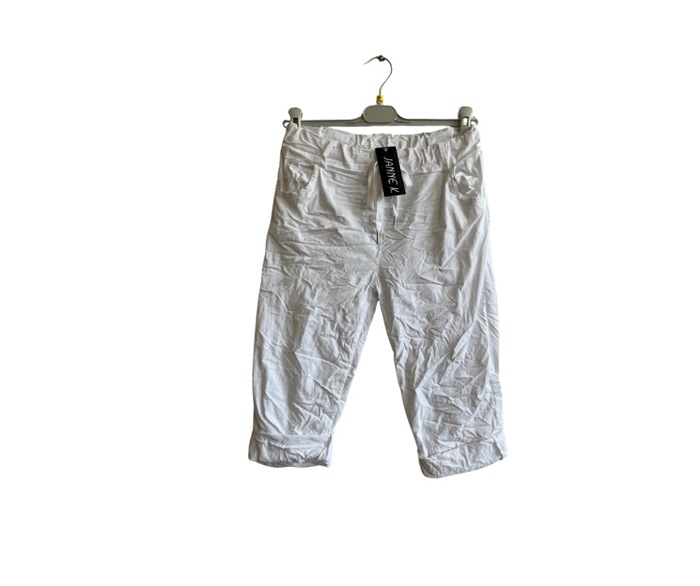 Sommershorts, m/bindebånd,     Hvid