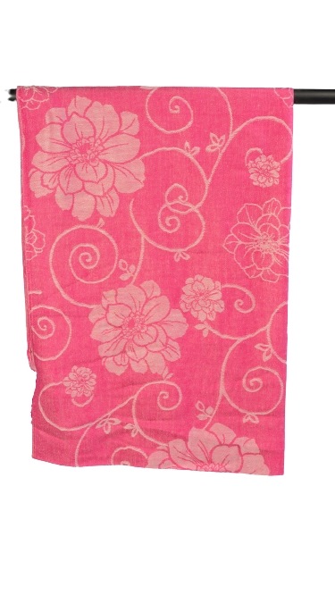 Tørklæde, Cashmere, Blomst, Pink