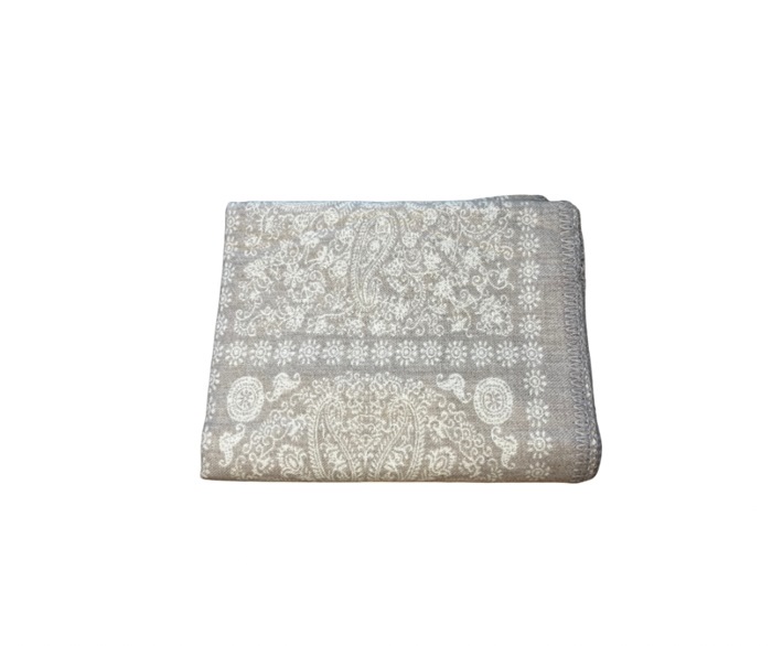 Tørklæde Viscose 80%/Uld 20% 26200-3, Beige