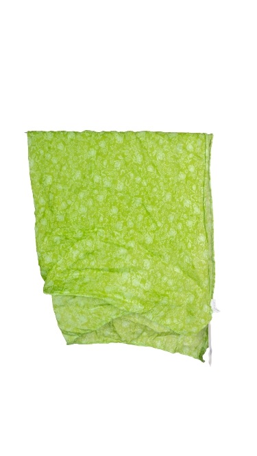 Tørklæder silke/bomuld, Tulipan, Grøn