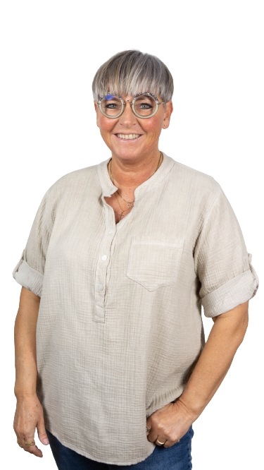 T-shirt, Bomuld,    Beige