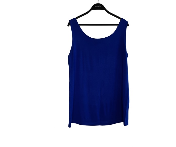 Top, Viscose,   Cobolt